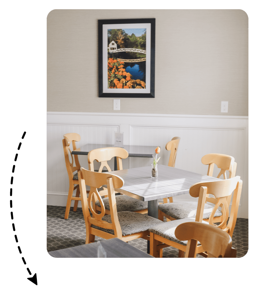 AI breakfast table nook
